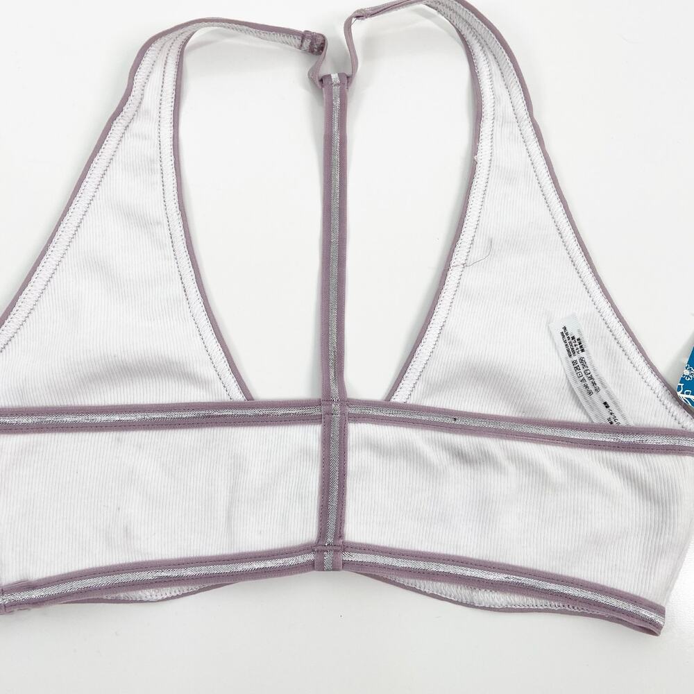 NWT Intimately Free People Kickin' It Bralette White Wireless Bra Size S - Picture 5 of 10